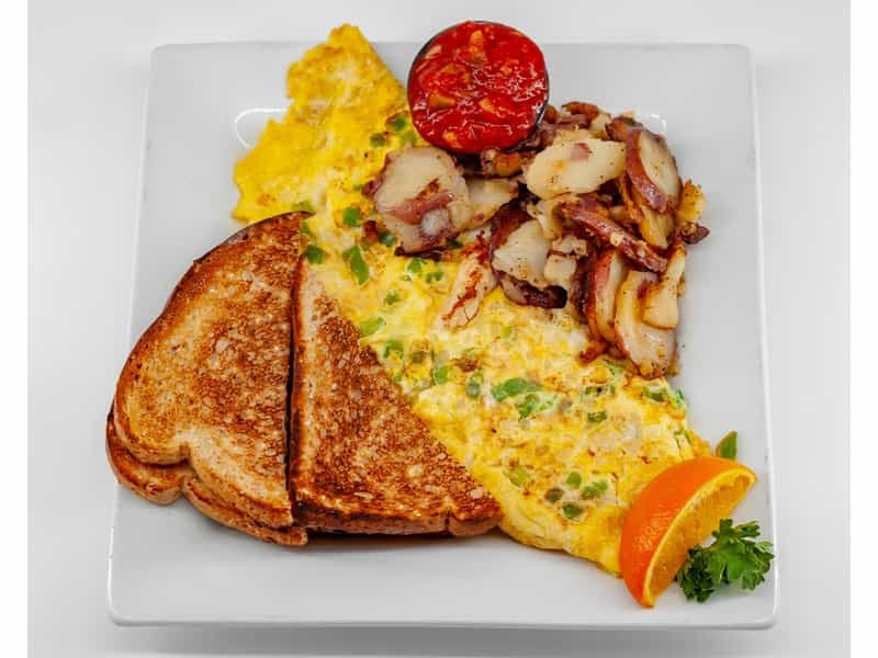 Keke's Breakfast Cafe Chicken Fajita Omelet