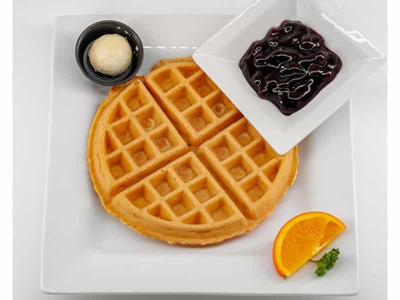 Keke's Breakfast Cafe Blueberry Waffle