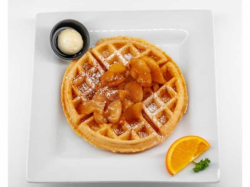 Keke's Breakfast Cafe Apple-Cinnamon Waffle