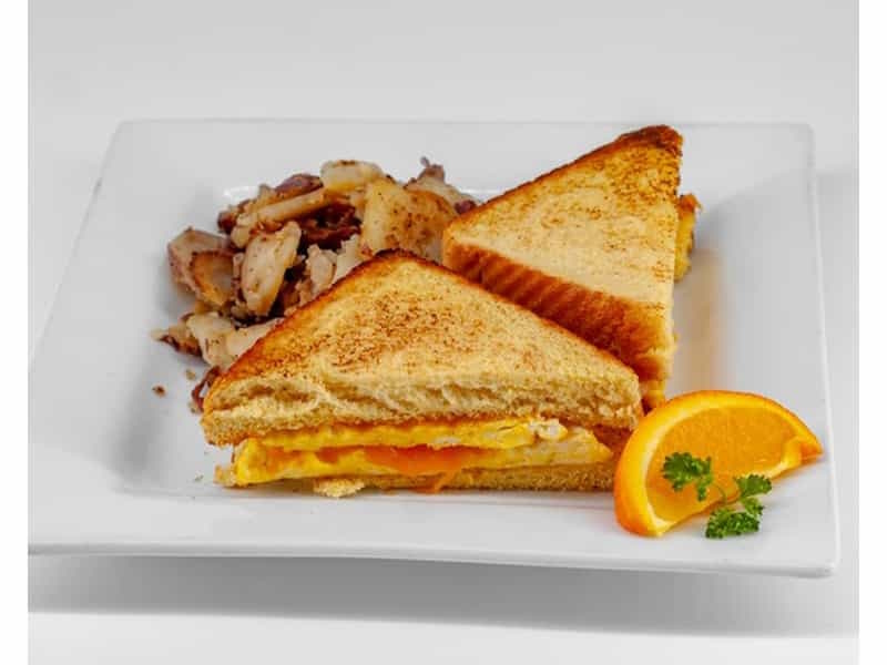 Keke's Breakfast Cafe Egg & Cheese Sandwich w/ Home Fries