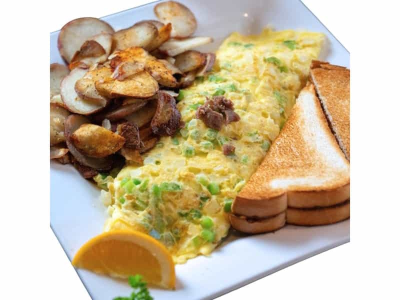 Keke's Breakfast Cafe Cheese Steak Omelet