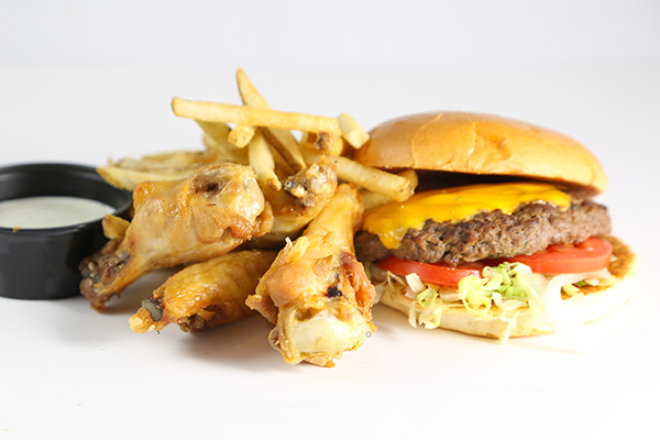 Blue Moose BURGER & WING PLATTER