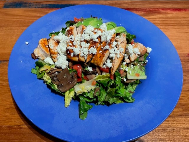 Blue Moose CAJUN CHICKEN AVOCADO SALAD